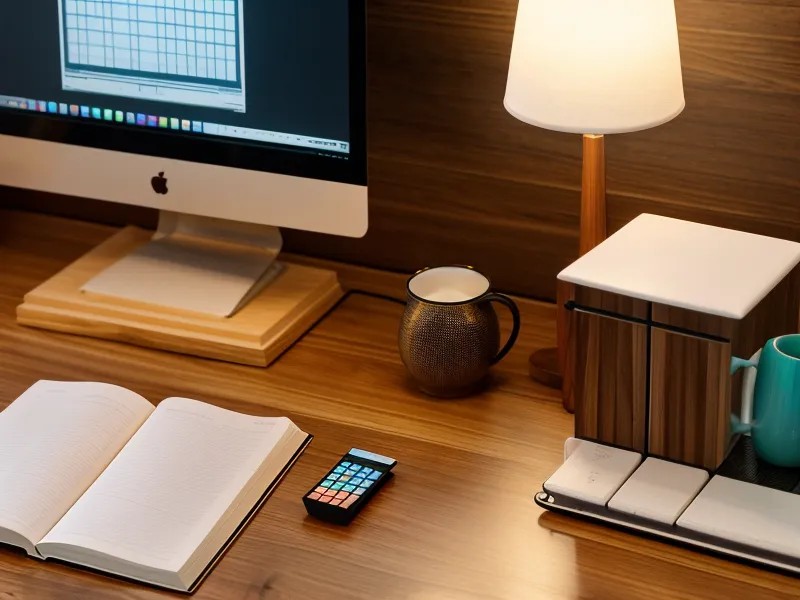 A lottery ball and a calculator on a desk representing data analysis