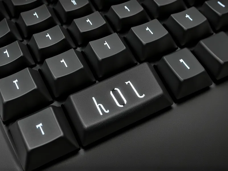 Close-up of a person typing lottery data into a spreadsheet on a mechanical keyboard.