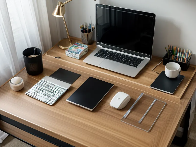 Lottery tickets, a calculator, and a smartphone app on a wooden desk.