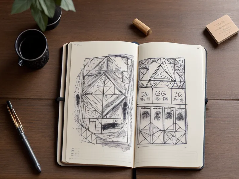 Manual lottery notes alongside a smartphone with AI analysis software.